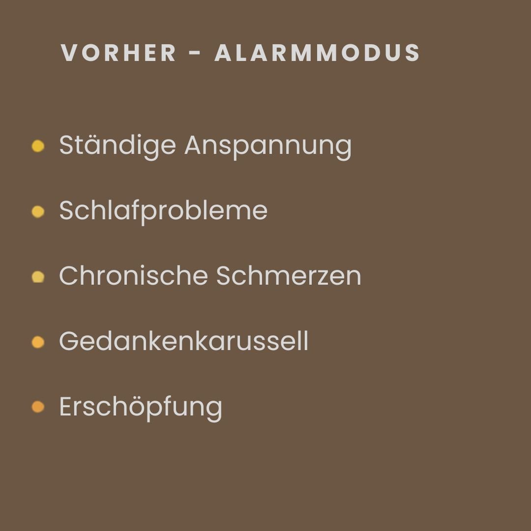 Anspannung und Erschöpfung